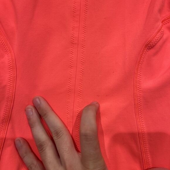 LULULEMON WOMEN'S DEFINE JACKET Size 6 Bright Orange Black - Picture 8 of 9